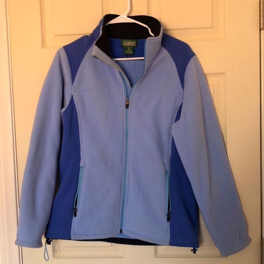 LL Bean Small Long Sleeve Fleece Jacket
